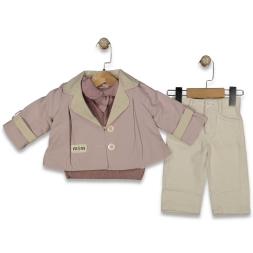 KIZ 9/24 AY BEBE YAKALI DÖRTLÜ TAKIM