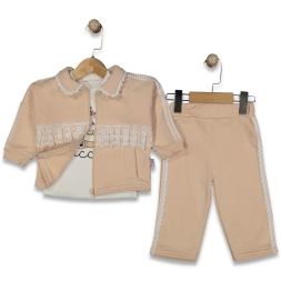 KIZ 9/24 AY BELİ GÜPÜRLÜ 3LÜ TAKIM