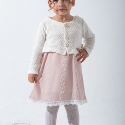 KIZ 9/24 AY BOLEROLU ELBİSE TAKIM