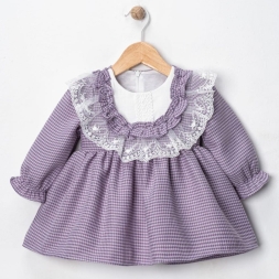 KIZ 9/24 AY KAZAYAGI FİSTOLU AYLIK ELBİSE