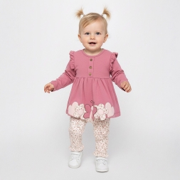 KIZ 9/24 AY KELEBEK NAKIŞLI TAKIM