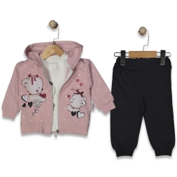 KIZ 9/24 AY LOVE YOU AYICIK BASKILI 3LÜ TAKIM