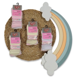 KIZ NO:5 YAŞ 12\'Lİ KARIŞIK DESEN ÇORAP