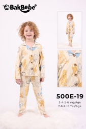 BAKBEBE 500E-19 LEO ERKEK ÇOCUK PİJAMA TAKIMI