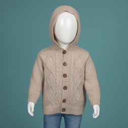 UNISEX /3 YAŞ BAKLAVA ÖRGÜ TRİKO HIRKA