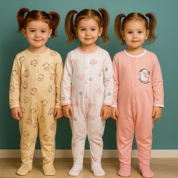 KIZ 3/9 AY PATİKLİ KUZU TULUM