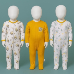 UNISEX 9/18 AY FERMUARLI BULUTLU DİNO TULUM