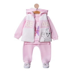 KIZ 9/24 AY BEAR NAKIŞLI KIZ AYLIK TAKIM