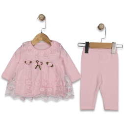 KIZ 3/12 AY DANTELLİ 2Lİ TAKIM