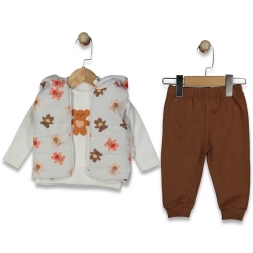 UNISEX 9/24 AY AYILI KULAKLI YELEKLİ ŞİŞME 3’LÜ TA