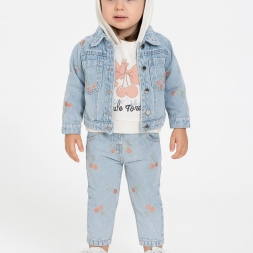 KIZ 9/24 AY KİRAZ FOREVER KOT TAKIM