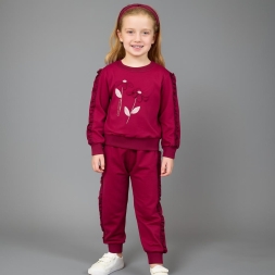 KIZ 9/24 AY ÇİDT ÇİÇEKLİ TAKIM