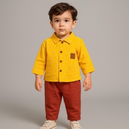 ERKEK 6/12 AY LİNEER GÖMLEKLİ TAKIM