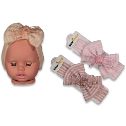 KIZ 1/12 AY GÜLLÜ FİYONKLU SAÇ BANDI