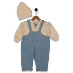 KIZ 9/24 AY KOT SALOPET SWEAT ŞAPKA 3\'LÜ  TAKIM