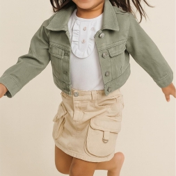 OVERDO KIZ 5-8 YAŞ ÇEPLİ ETEK