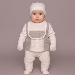 KIZ 1/3 AY  KENAR DANTELLİ BEŞLİ ZIBIN SET