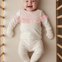 KIZ 1/6 AY ROBA DANTELLİ TAKIM