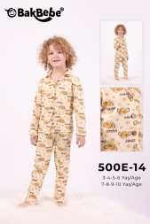 BAKBEBE 500E-14/1- SİMBA ERKEK ÇOCUK PİJAMA TAKIMI