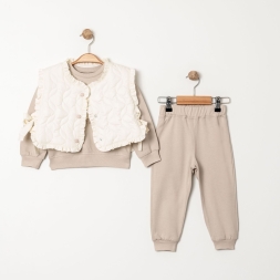 KIZ 9/24 AY YANI BAĞLAMALI ÜÇLÜ TAKIM