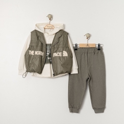 ERKEK 9/24 AY THE NORTH FACE NAKIŞ ÜÇLÜ TAKIM