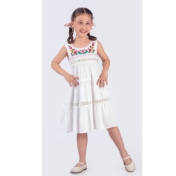 KIZ 6/12 YAŞ NAKIŞLI ELBİSE