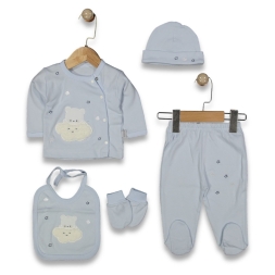 ERKEK 1/3 AY BULUTLU 5Lİ TONTON ZIBIN