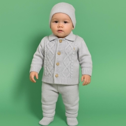 UNISEX 3/9 AY ORTADAN DUGMELİ TAKİM