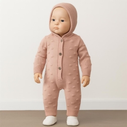 UNISEX 3/9 AY KAPŞONLU NIKTALI TULUM