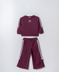 TUFFY KURDELE NAKIŞLI KIZ ÇOCUK İKİLİ TAKIM