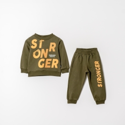 TUFFY STRONGER BASKILI ERKEK ÇOCUK İKİLİ TAKIM