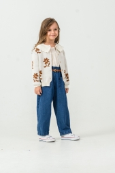 Tuffy Kız Çocuk Üçlü Triko Takım-02845