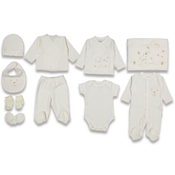 UNISEX 0/3 AY YAVRULU KOALA 10 PARÇA ZIBIN SETİ