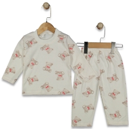 UNISEX 1/3 YAŞ RAPORLU AYI PİJAMA