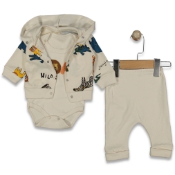 UNISEX 1/3 YAŞ SAFARİ 3LÜ TAKIM