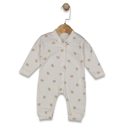 UNISEX 1/6 AY MİNİK AYICIK MANŞETLİ TULUM