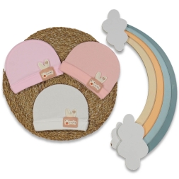 UNISEX 1/6 AY SEVİMLİ FİGÜRLÜ ŞAPKA