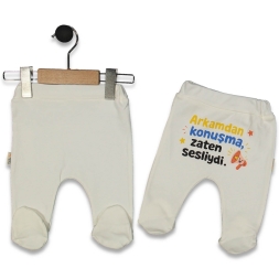 UNISEX 1/9 AY ARKAMDAN KONUSMA BASKILI PATİKLİ TEK