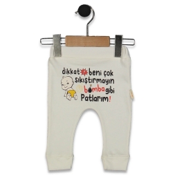 UNISEX 1/9 AY DİKKAT BOMBA GİBİ PATLARIM BASKILI M