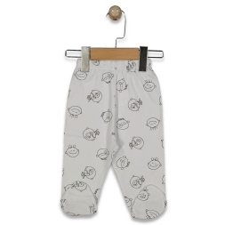 UNISEX 1/9 AY SEVİMLİ SURAT DESENLİ PATİKLİ TEK AL