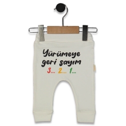 UNISEX 1/9 AY YÜRÜMEYE GERİ SAYIM BASKILI MANSETLİ