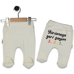 UNISEX 1/9 AY YÜRÜMEYE GERİ SAYIM BASKILI PATİKLİ