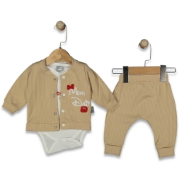 UNISEX 3/12 AY BWBWLLOVE DAD MOM HIRKA