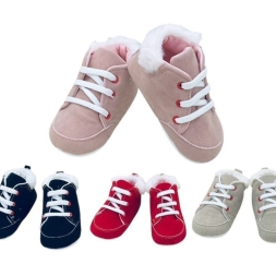 UNISEX 3/12 AY KÜRKLÜ SÜET BOT