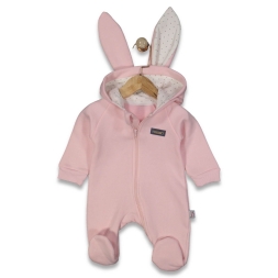 UNİSEX 3/12 AY TAVŞAN KULAK FERMUARLI 3İP TULUM