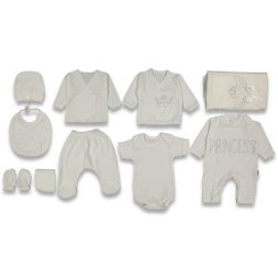 UNISEX 3/3 AY KANATLI TAŞLI ZIBIN SETİ