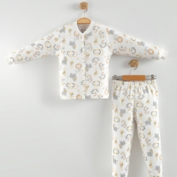UNISEX 3/6 YAŞ ANIMILS ÇITÇITLI PİJAMA