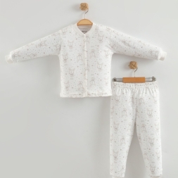 UNISEX 3/6 YAŞ ÇITÇITLI TAVŞAN PİJAMA