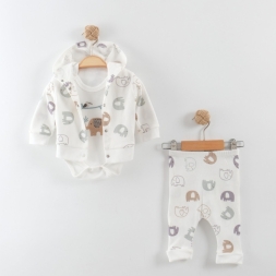 UNISEX 3/9 AY FİL 3\'LÜ TAKIM