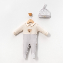 UNISEX 3/9 AY KOALA NAKIŞI 2’Lİ TULUM SETİ